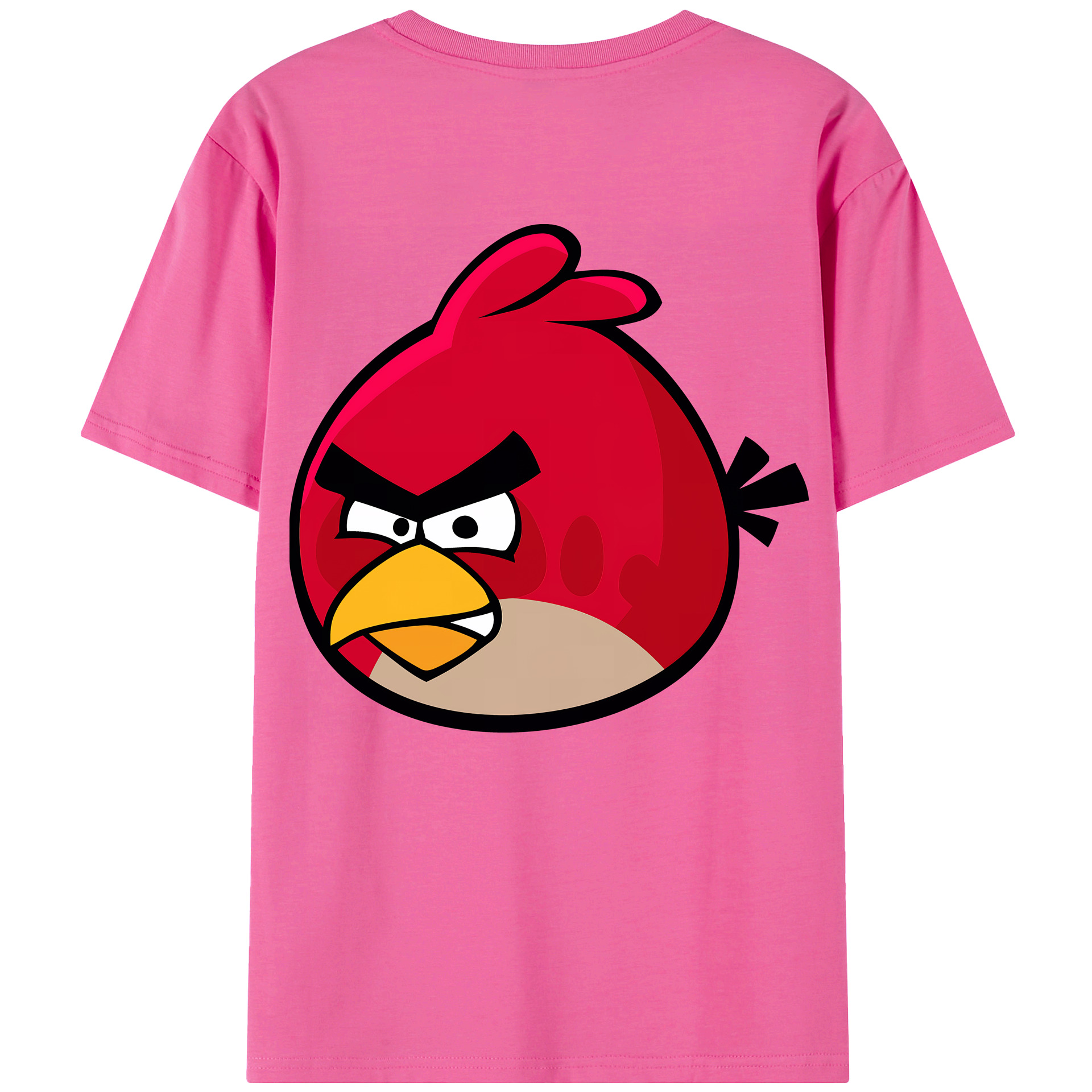 （画像用） Angry Birds アングリーバード レディース半袖Tシャツ(バックプリント)